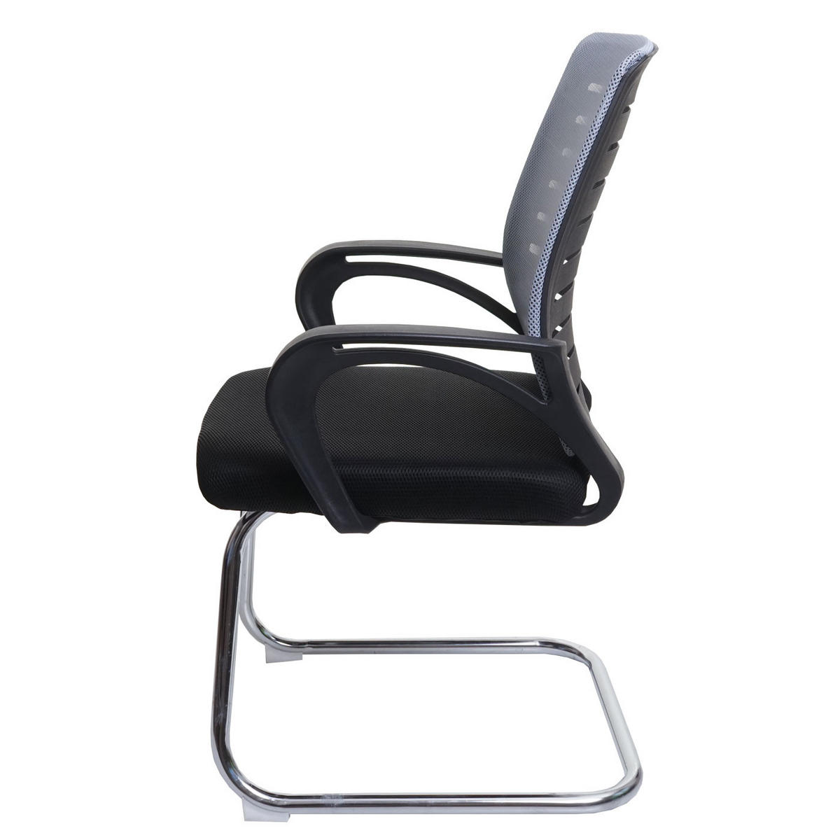 KONFERENZSTUHL Grau - Grau, Textil (60/94/49cm) - MCW