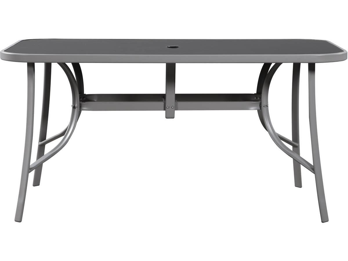 GARTENTISCH cordoba Schwarz - Schwarz, Glas (150/90/72cm) - Habitat Garten