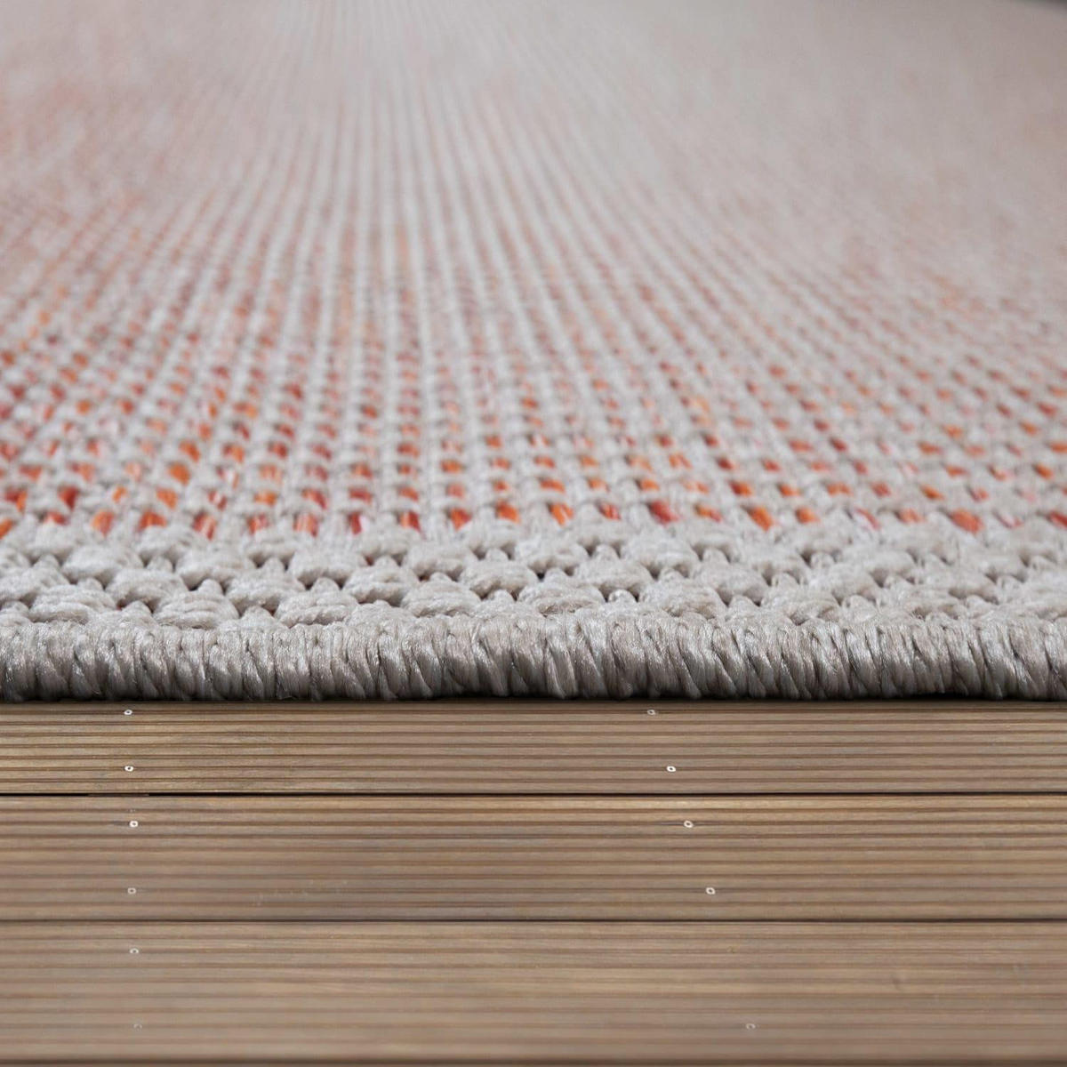 OUTDOORTEPPICH 200/280 cm Quebec 135 - Orange, Kunststoff (200/280cm) - Paco Home