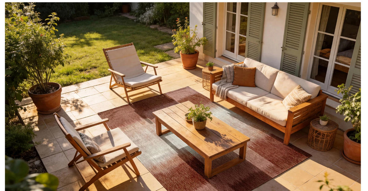 TEPPICH modern Flachgewebe NAGOYA Rot 170x240 cm Rot 170 x 240 cm - Rot, Textil (170/240cm) - Novatrend