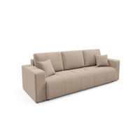 SCHLAFSOFA Augusto - Beige, Holzwerkstoff/Textil (244/82/102cm) - Fun Möbel