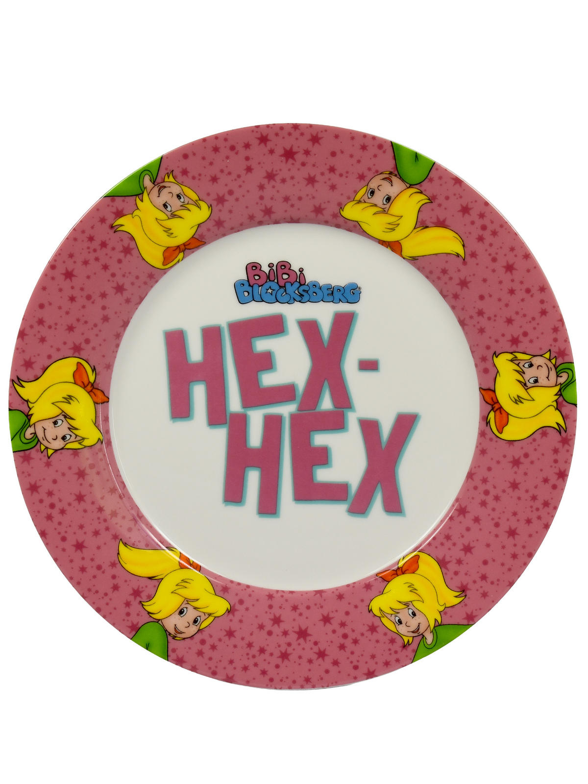 FRÜHSTÜCKSSET Bibi Blocksberg Hex Hex Rosa 3-teilig - Rosa, Keramik (23.8/11.2/23.3cm) - United Labels