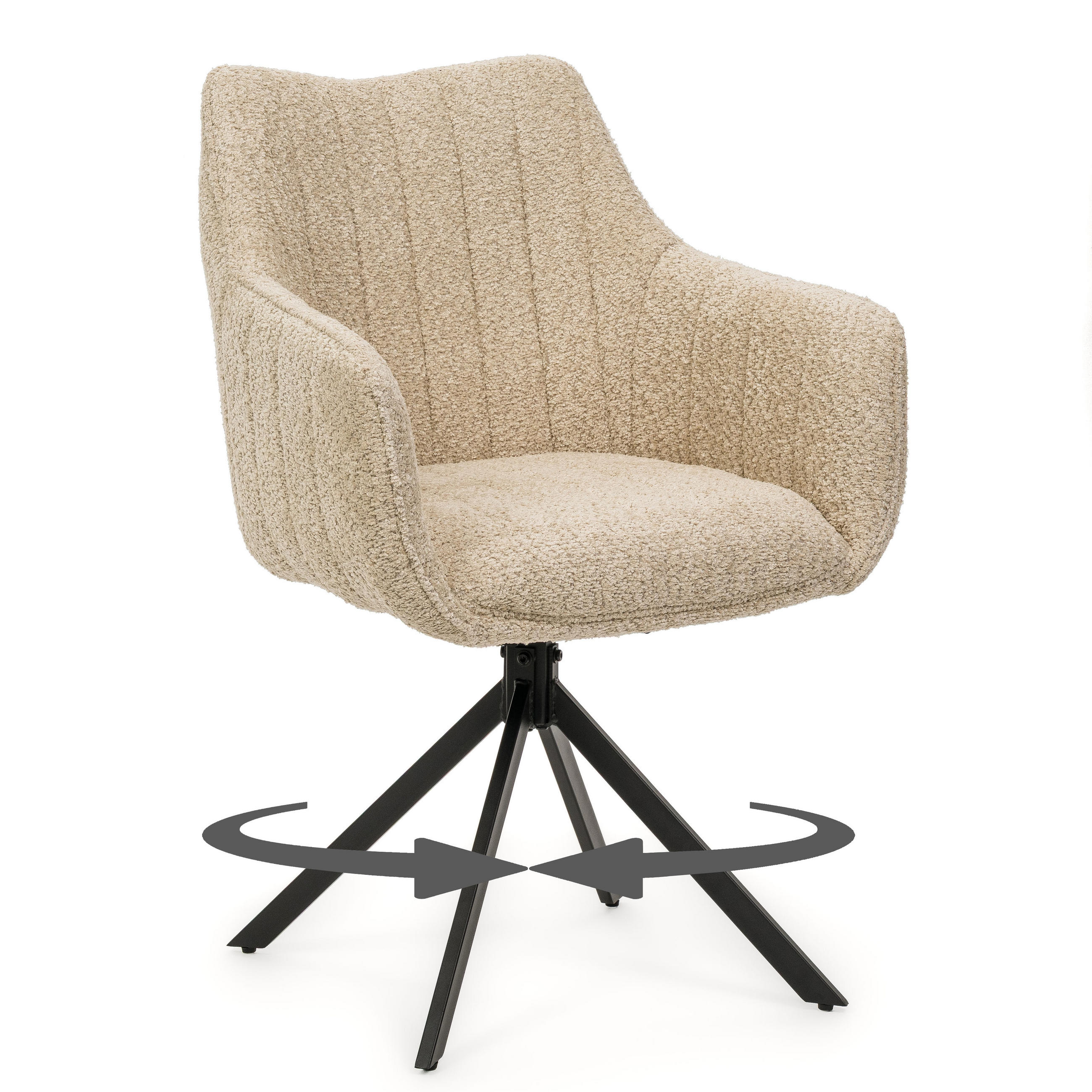 NEW Home Stuhl Beige 59x88x61 cm