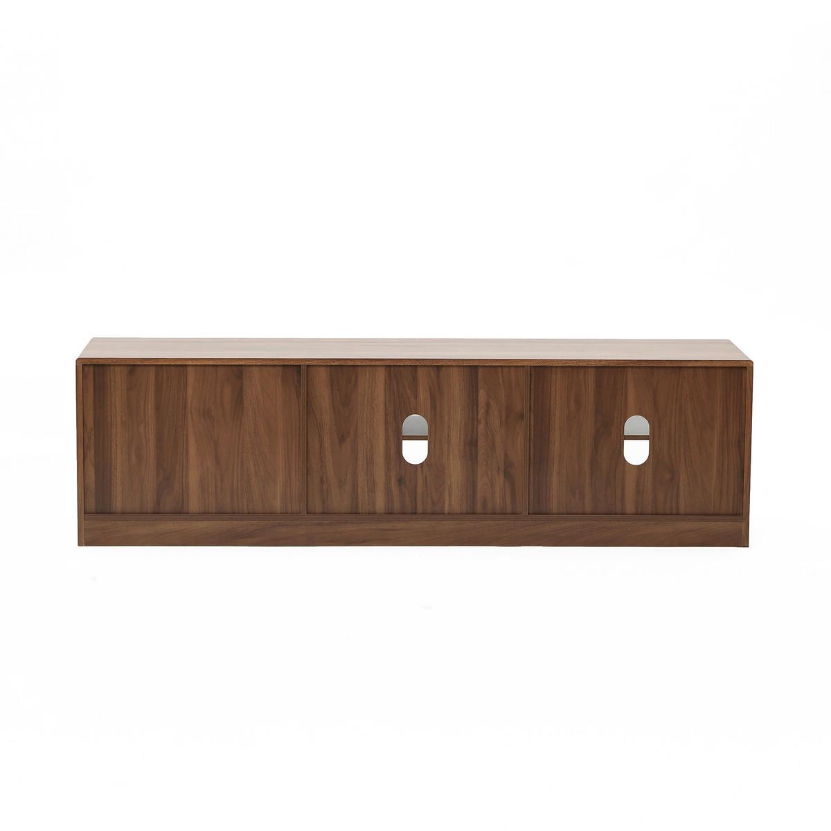 TV-SCHRANK, B160 x T40 x H45 cm - Braun, Holz (160/45/40cm) - Hometopia