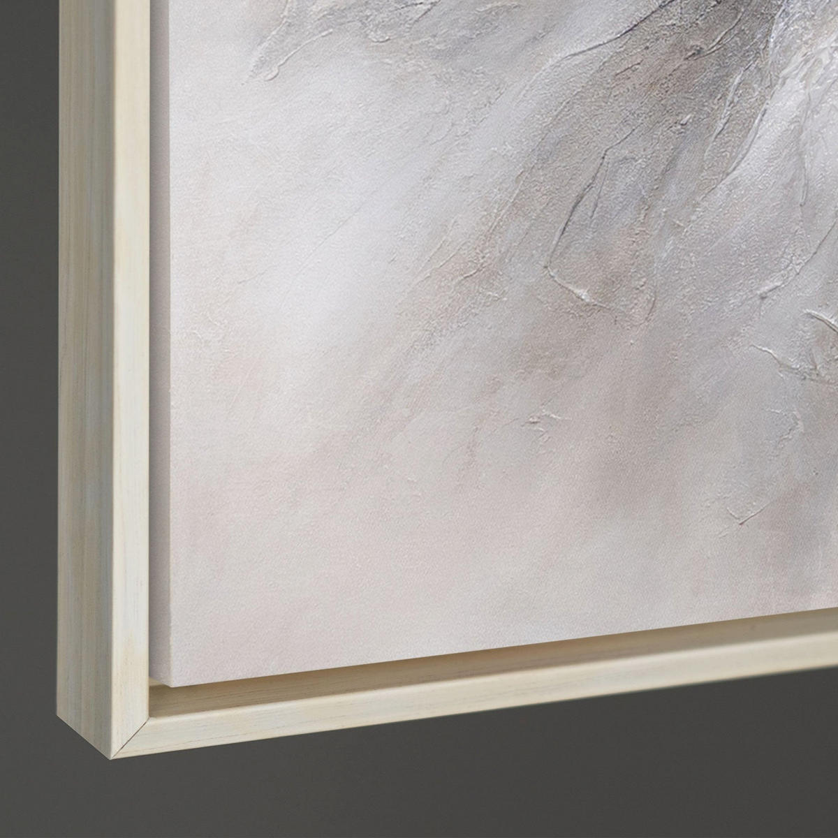 GEMÄLDE Goldener Moment Schattenfugenrahmen Beige 120x80 cm - Beige, Holz (120/80cm) - YS-art gallery