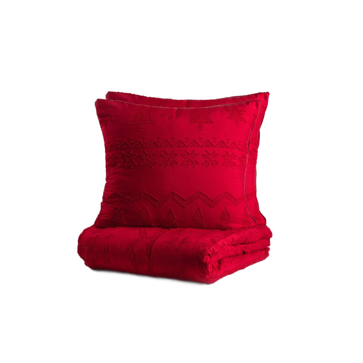 BETTWÄSCHE Mariah rot 160/200 cm - Rot, Textil (160/200cm) - Homla