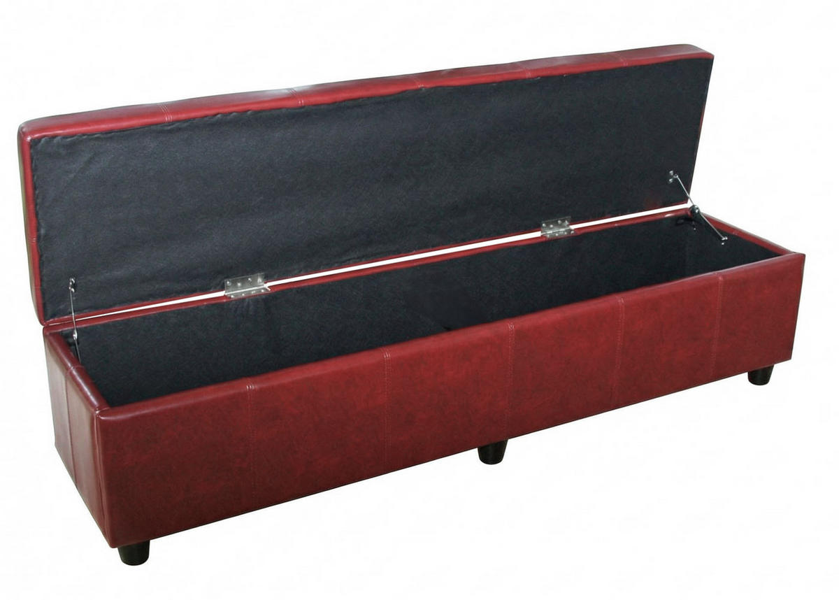 GARNITUR XXL Rot 5-teilig-Set - Rot, Textil (48/90/56cm) - MCW