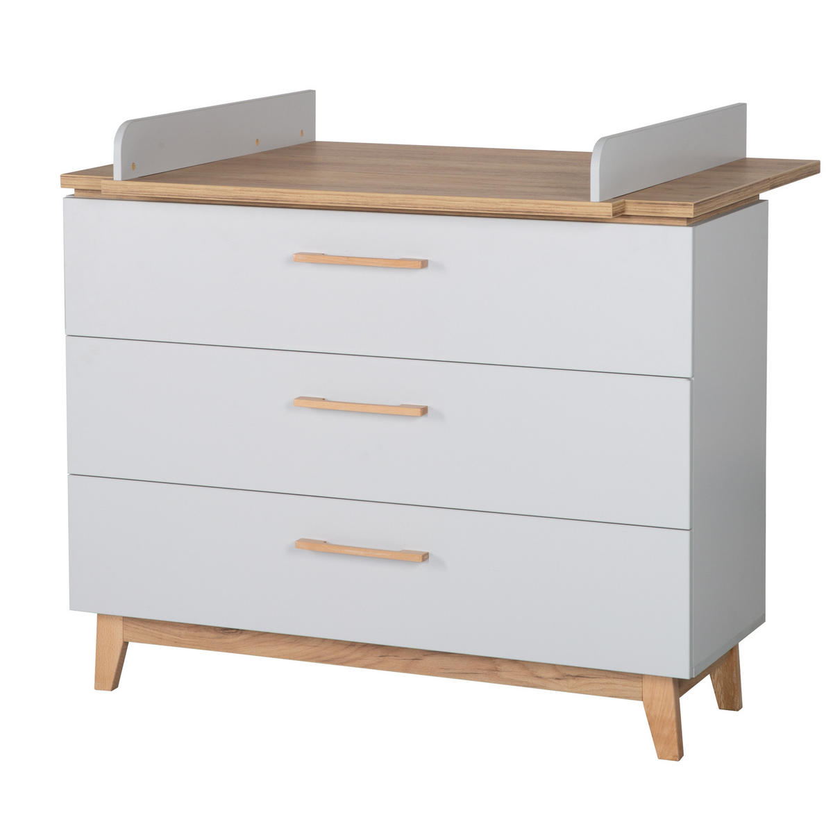 WICKELKOMMODE Caro - Grau, Holzwerkstoff (117/104/78cm) - Roba