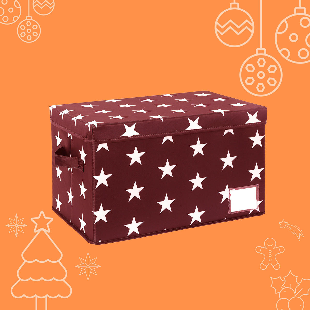 CUTIE Roșie pentru globuri de Crăciun 30 buc - roșu, carton ondulat/material plastic (42.5/26.5/26cm) - Relaxdays