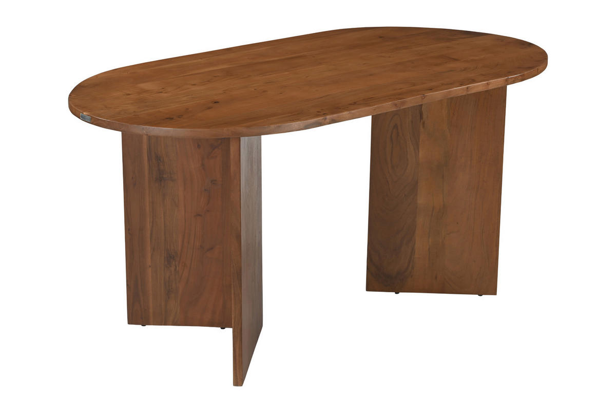 ESSTISCH LAURIE - Braun/Akaziefarben, Holz (90/160/77cm) - SAM