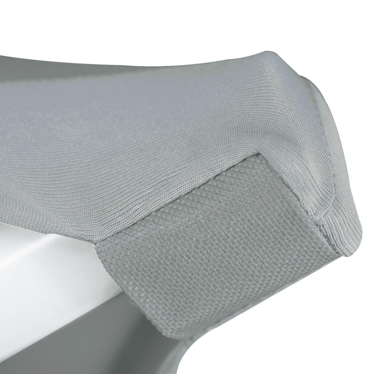 STEHTISCHHUSSE Stella Ø 80 cm Silber - Silberfarben, Textil (80/120cm)