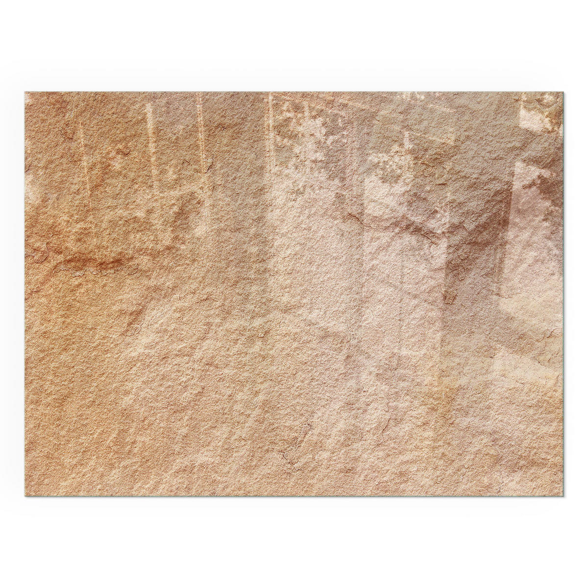 GLASPLATTE für Kamin 80x60 cm - Beige, Glas (80/60/0.4cm) - TULUP