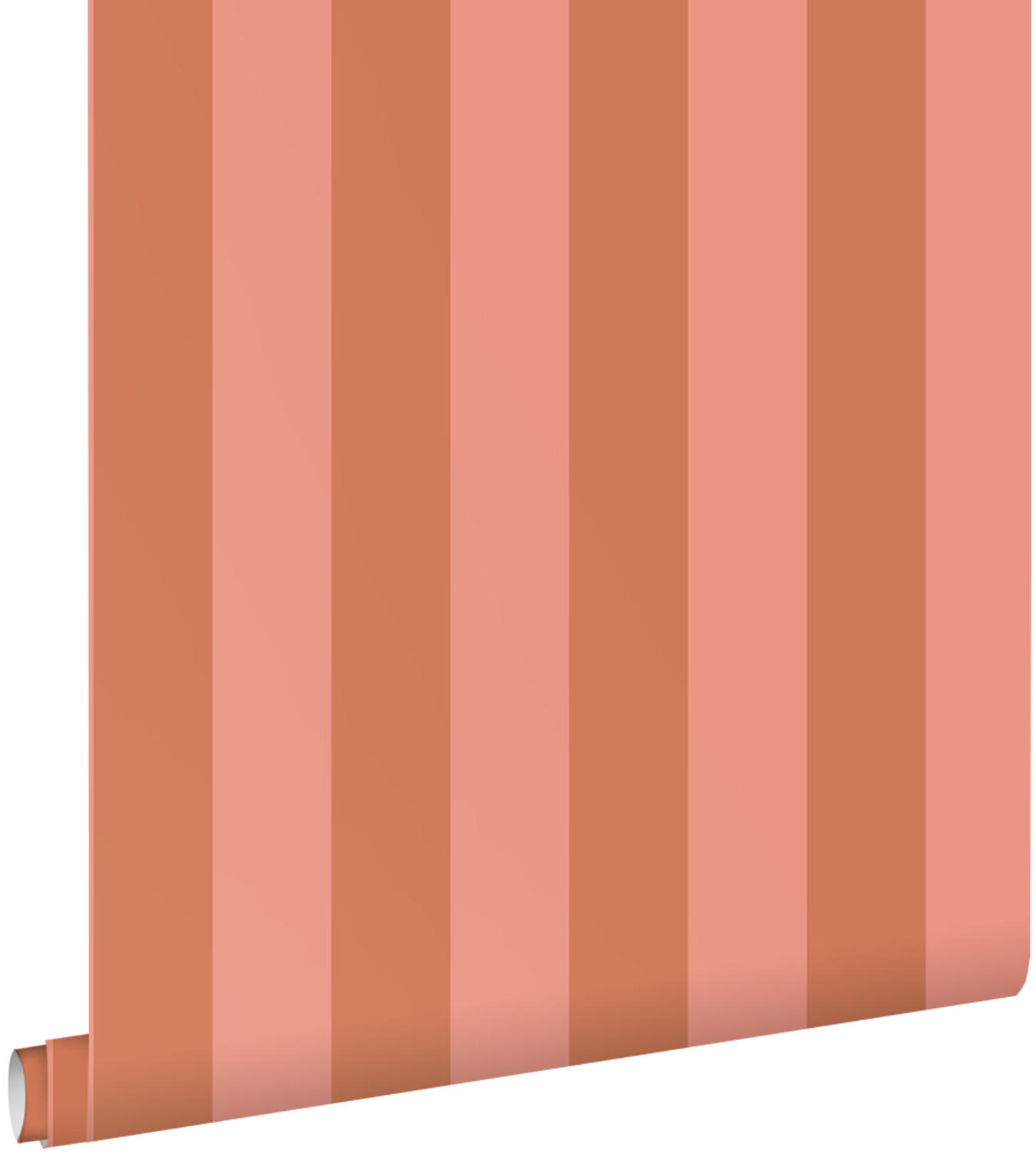 TAPETE Streifen 53 cm x 10.05 m - Terracotta, Papier (53/1000cm) - ESTAhome