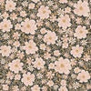 VLIESTAPETE Eleonore Blumen 50 cm x 10 m, schwarzer Hintergrund - Pink, Papier (50/1000cm) - Lilipinso