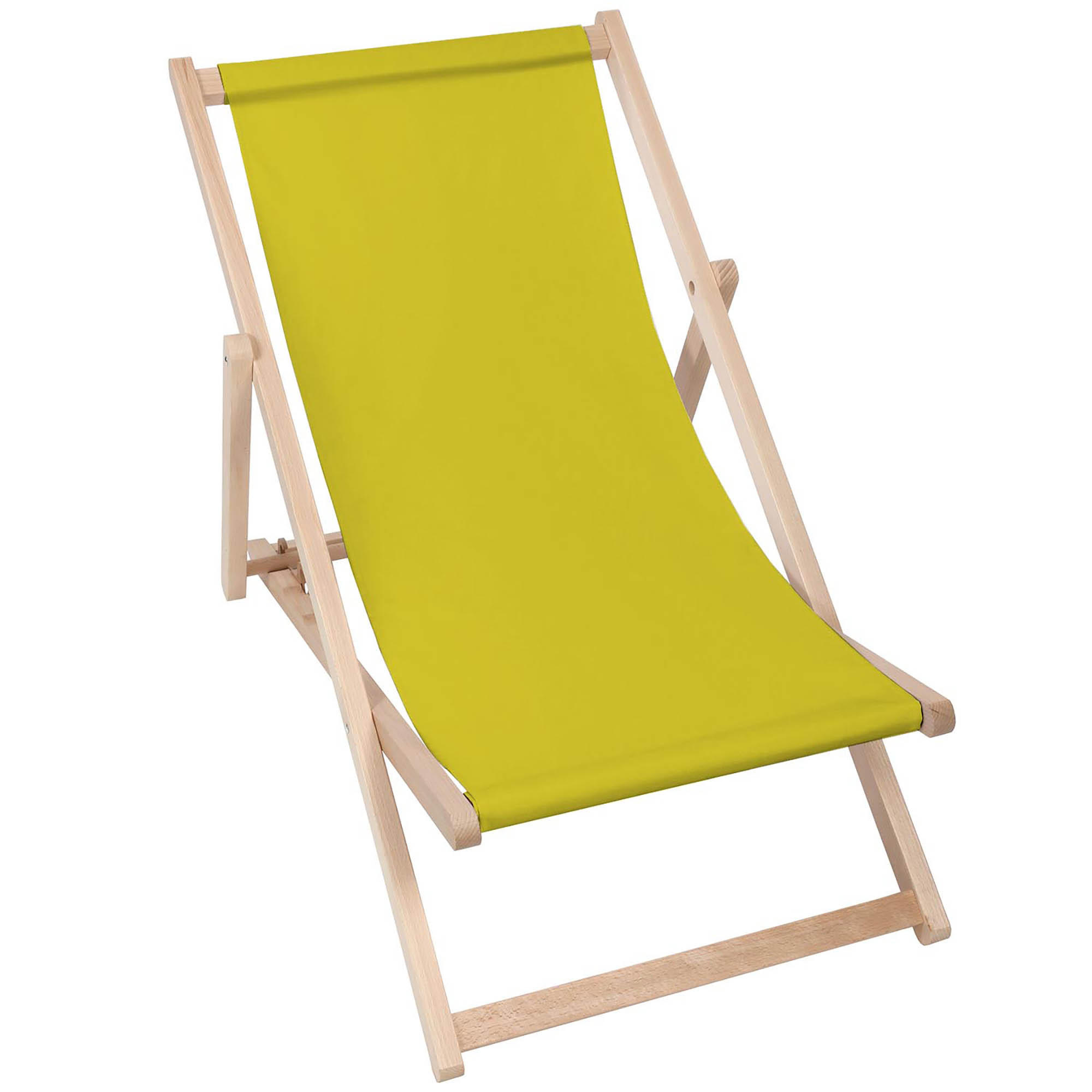 HOLZLIEGESTUHL klappbar Buchenholz Lime M - Limette, Holz (54/85/92cm) - Dreamroots