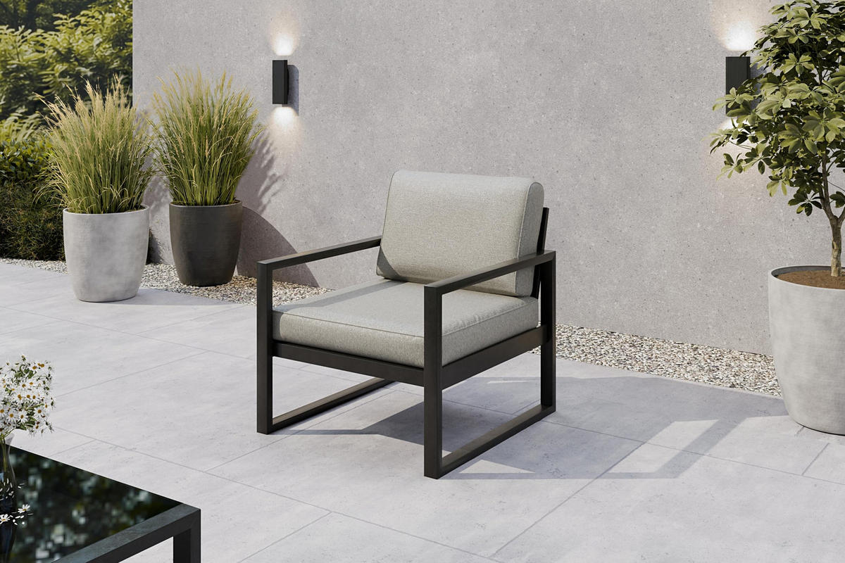 GARTENMÖBEL-SET 4-TLG. - Naturfarben, Holz - Design Möbel