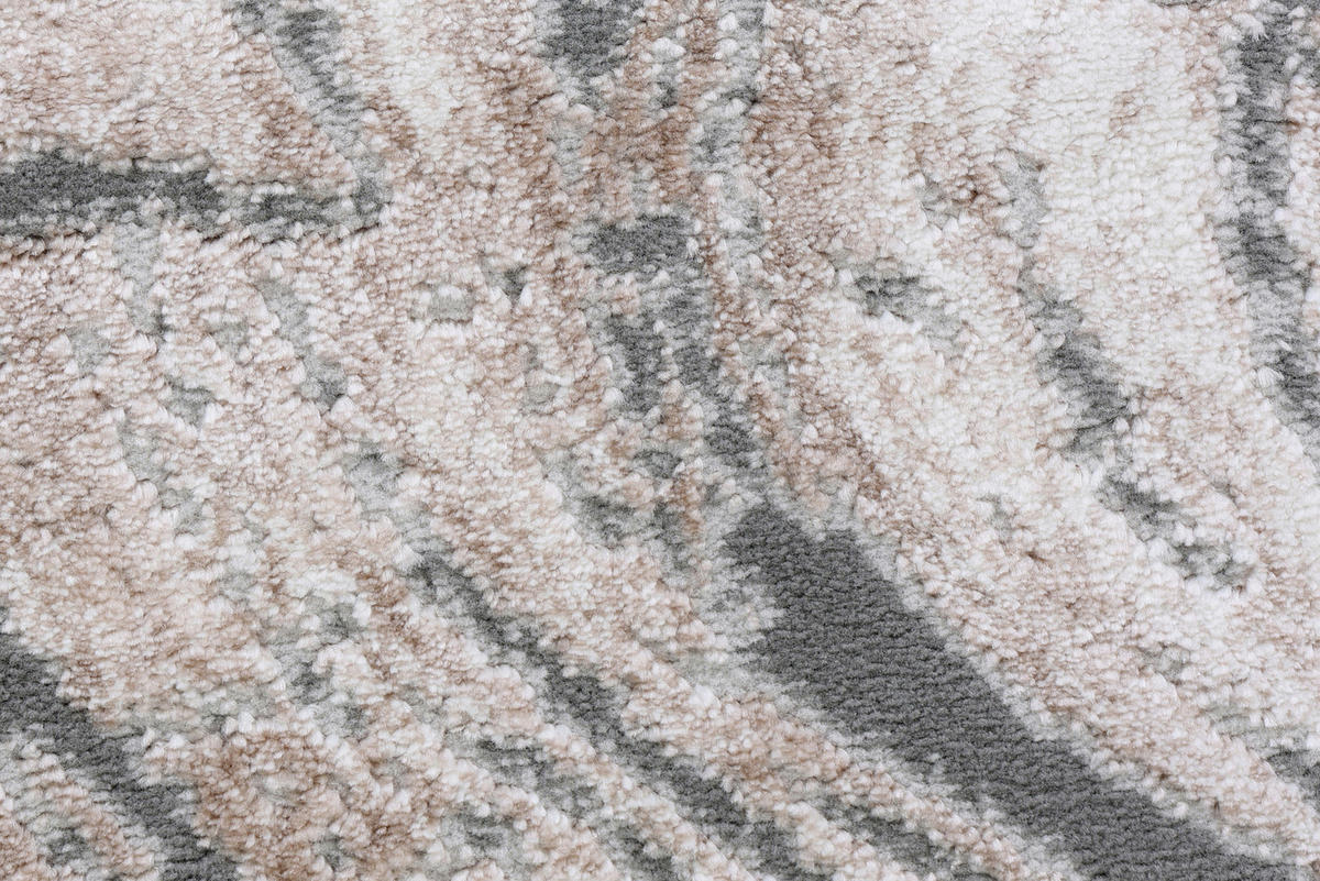 TEPPICH COMO Hellbeige 160/230 cm - Hellbraun, Kunststoff (160/230cm) - Tapiso