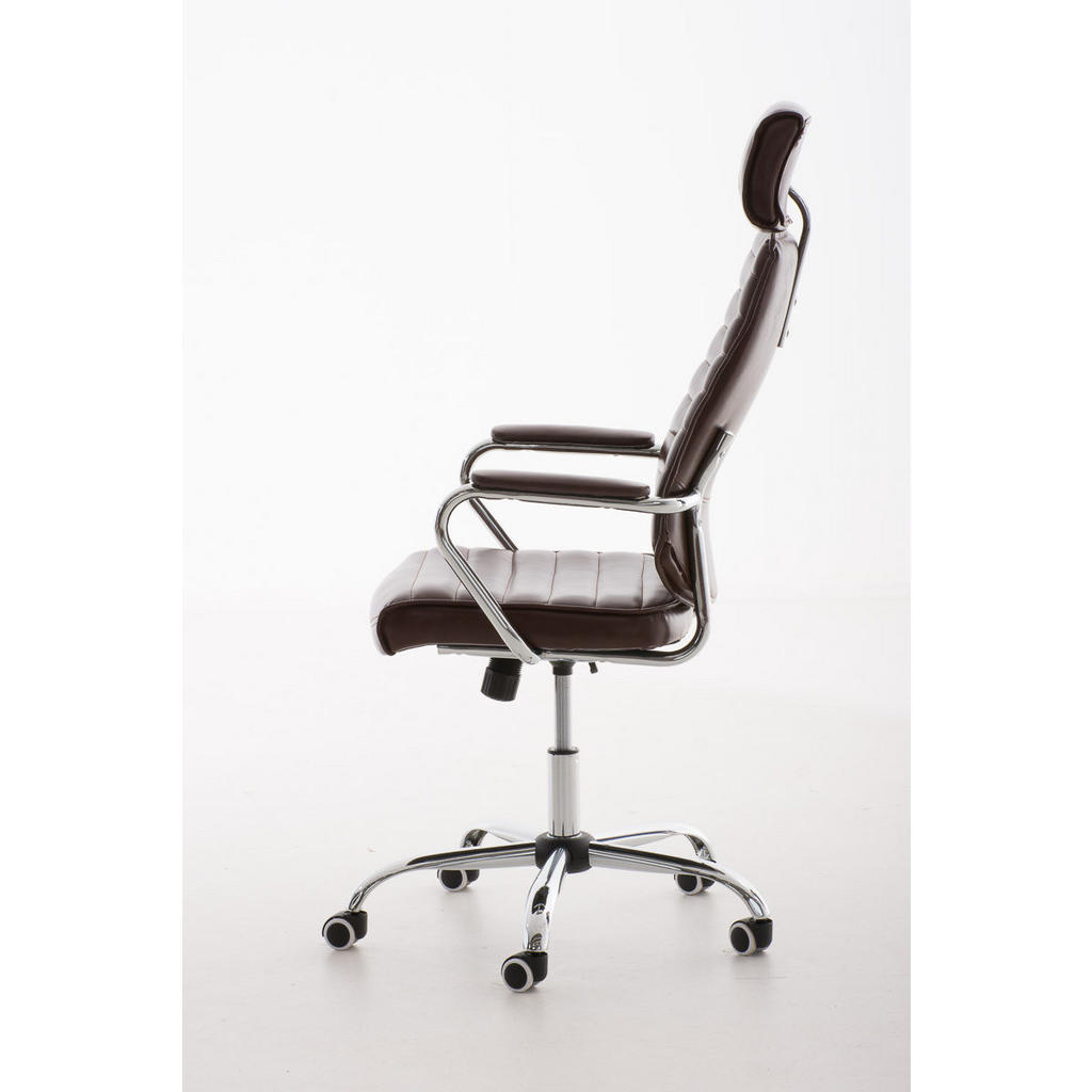 Thumbnail - CLP Chefsessel, Bordeaux, Textil, 60x117x67 cm, Arbeitszimmer, Bürostühle, Chefsessel