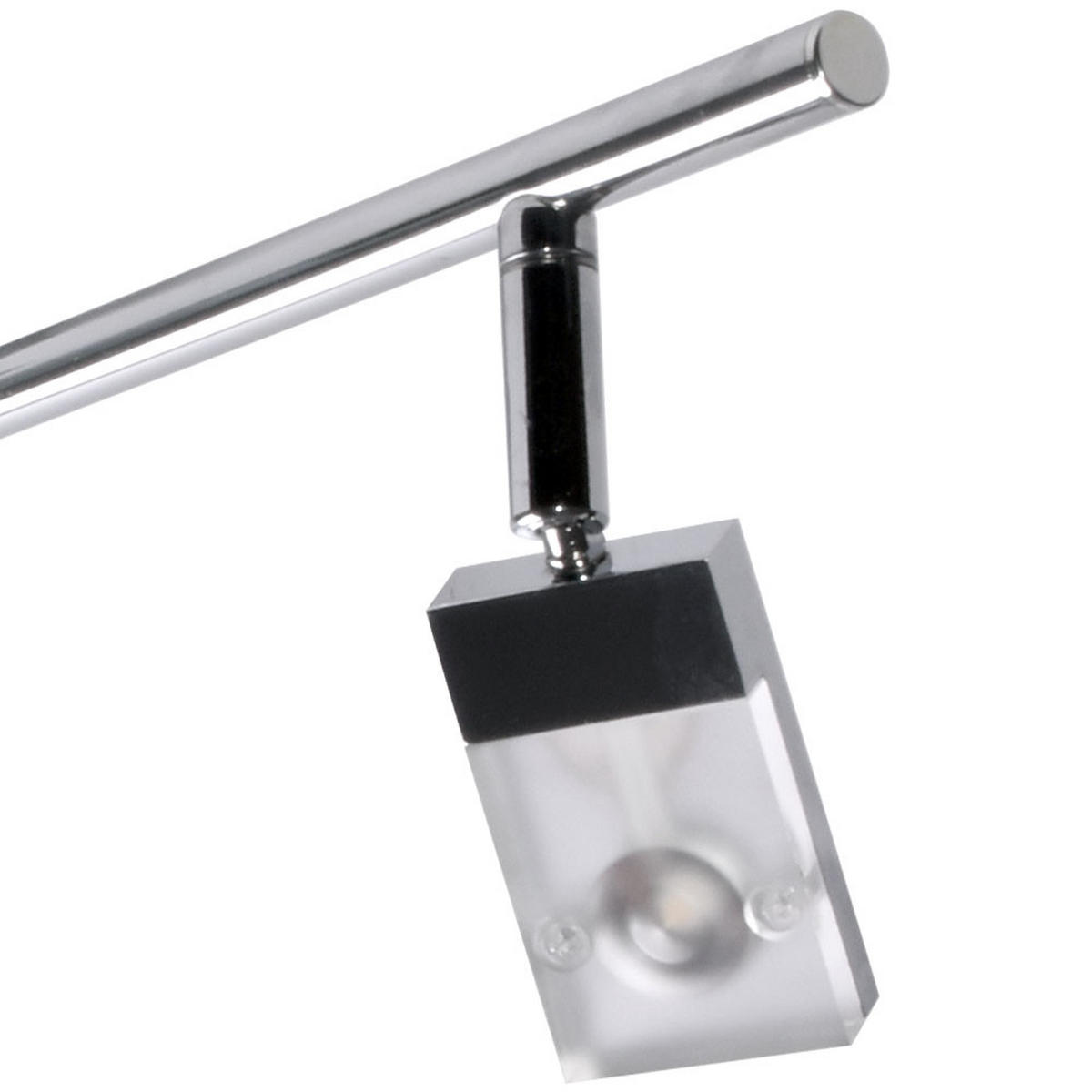 LED DECKENLEUCHTE Metall Silber - Silberfarben, Metall (60/17/17cm)