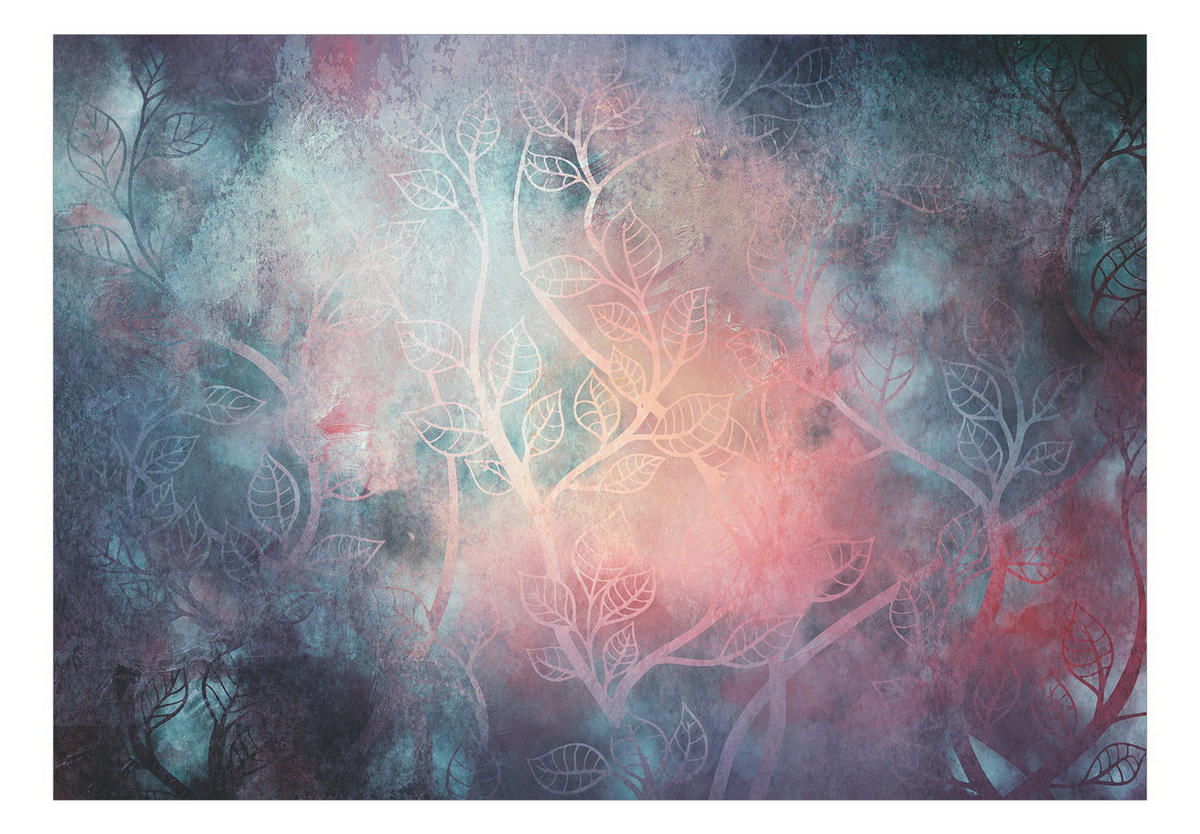 VLIESTAPETE Grün 100/70 cm - Pink/Grün, Textil (100/1cm) - KUNSTLOFT