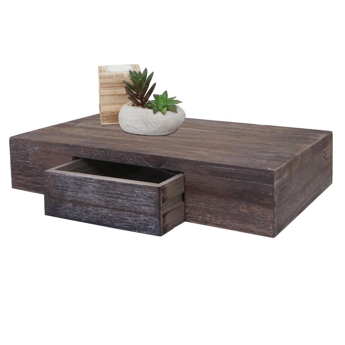 WANDREGAL Braun - Braun, Holz (40/8/25cm) - MCW