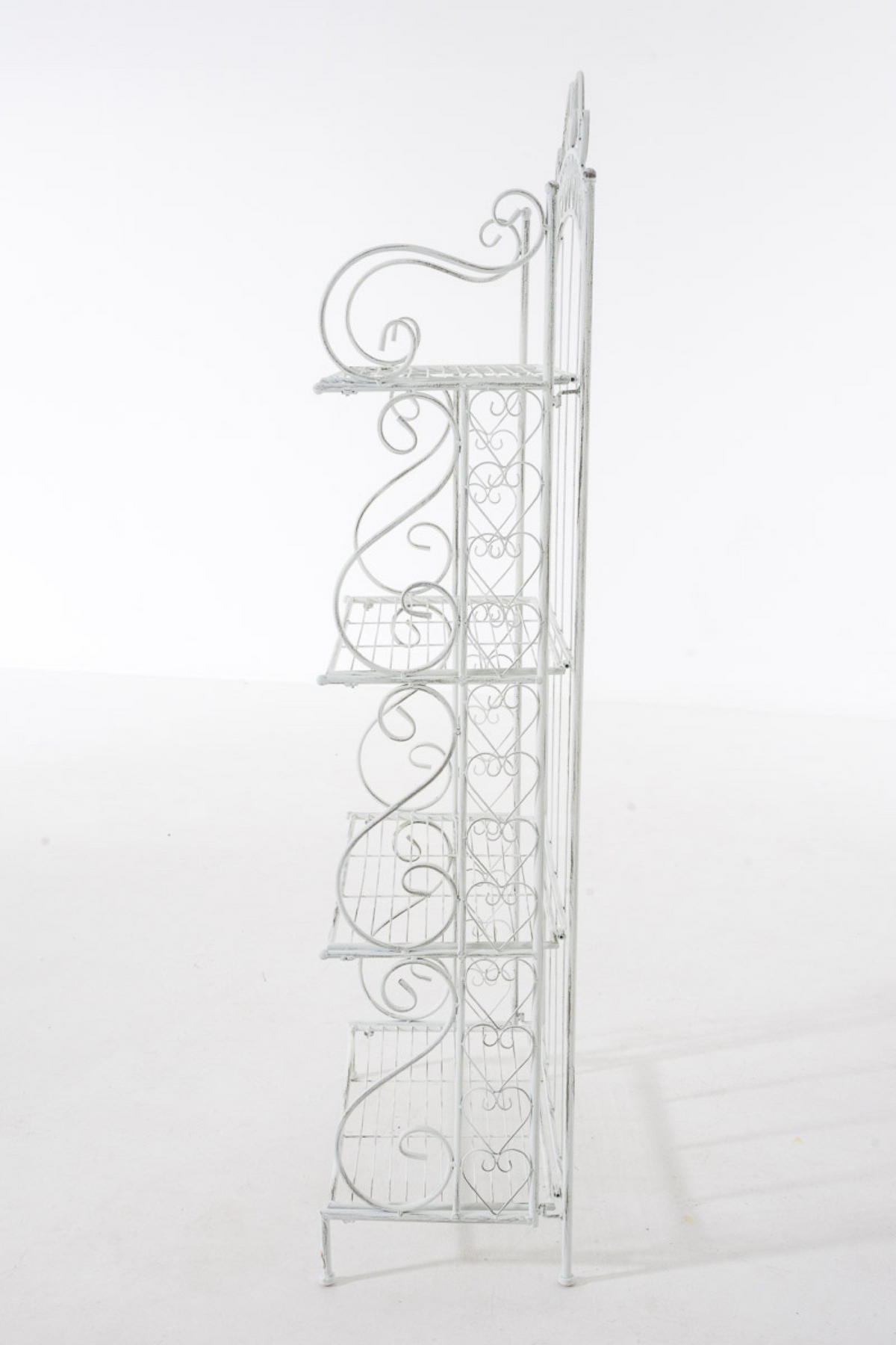 STANDREGAL Anton antik weiß - Weiß, Metall (61/153/33cm) - TPFGarden