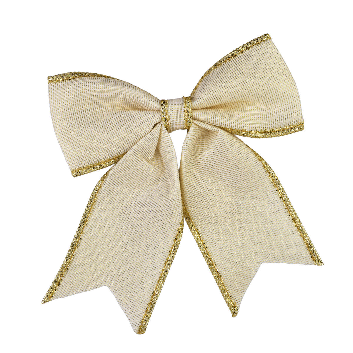 SCHLEIFE Santa Lila Beige 24x24x26 cm Kunststoff - Beige, Kunststoff (24/26/24cm) - Mondex