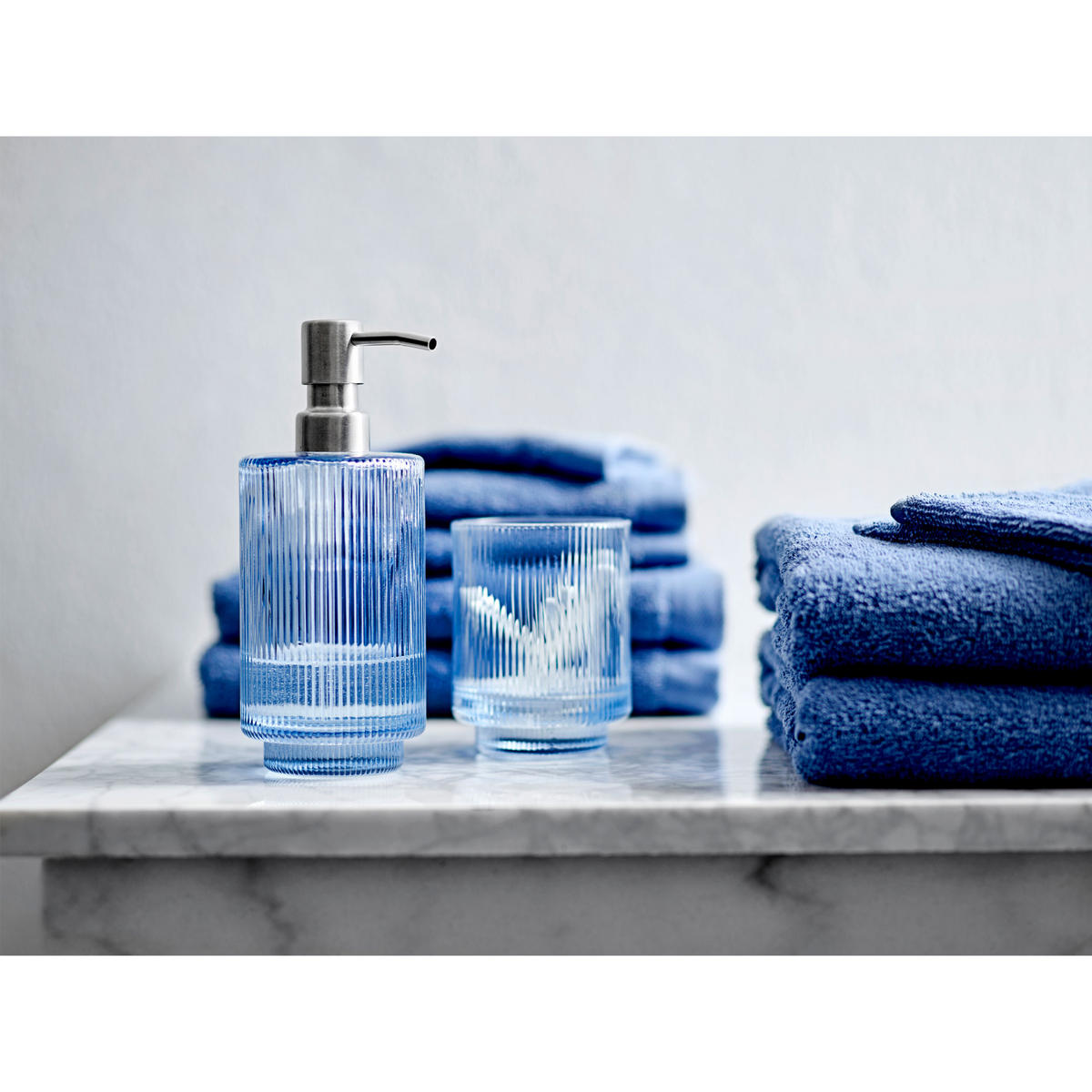 ZAHNBÜRSTENHALTER Clarity Sky Blue - Blau, Kunststoff (9/11.3/9cm) - Södahl