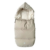KINDERWAGEN-FUSSSACK Dowwny XL, sand - Beige, Naturmaterialien/Textil (45/7/95cm) - Kaiserbaby