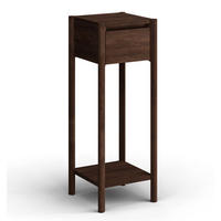 BEISTELLTISCH Campi Eiche Tabak 33 / 33 / 90cm - Eichefarben, Holz (33/33/90cm) - Feldmann-Wohnen