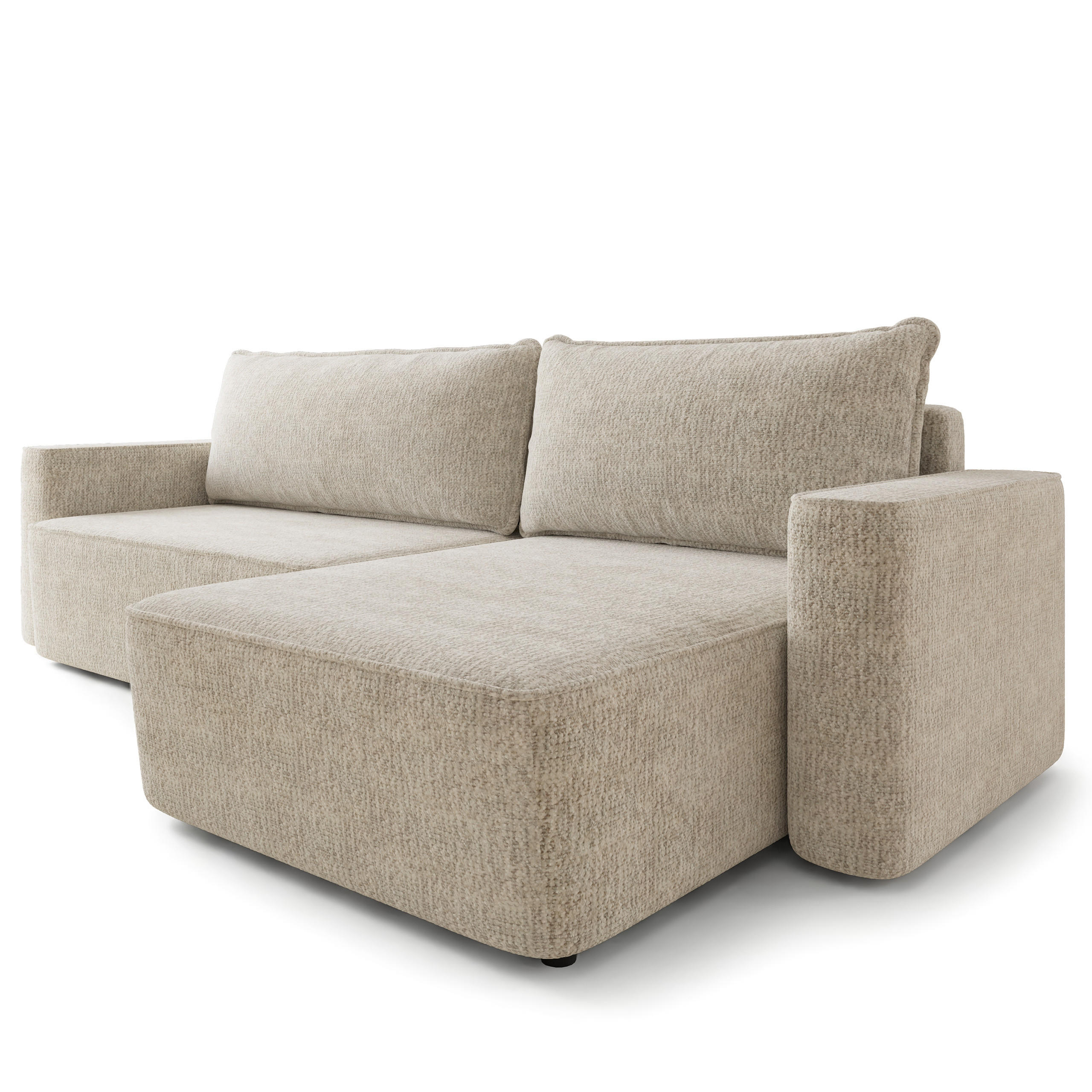 Masseno Ecksofa Creme 280x162 cm