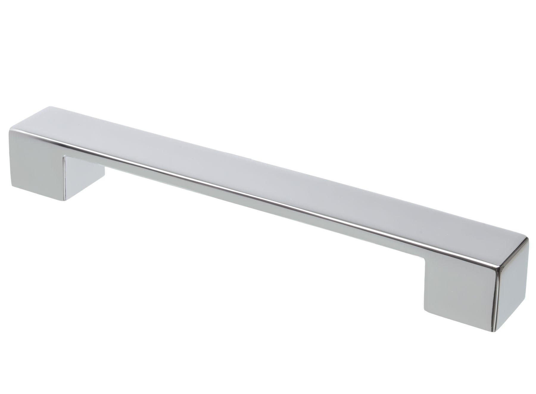 MÖBELGRIFF BA 160mm Küchengriff Chrom glänzend Badezimmer-Griff Badmöbelgriff - Chromfarben, Metall (2.3/2.4/19cm) - Livingpoint24