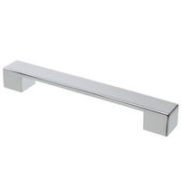 MÖBELGRIFF BA 160mm Küchengriff Chrom glänzend Badezimmer-Griff Badmöbelgriff - Chromfarben, Metall (2.3/2.4/19cm) - Livingpoint24