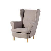OHRENSESSEL 71x74x105 taupe SCANDI #110 - Taupe, Kunststoff (71/105/74cm) - Massivmoebel24