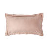 KISSENBEZUG Damast mit Stehsaum, Fadendichte 330 - Taupe, Textil (50/90cm) - Homescapes