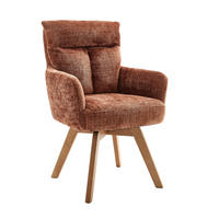 STUHL BIG GEORGE Chenille Braun 90 cm - Braun, Holz/Kunststoff (60/92/67cm) - riess-ambiente