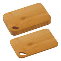 SCHNEIDEBRETT, 5 Stück, Bambus - 22,5 x 14,5cm - Naturfarben, Holz (14.5/22.5cm) - Kesper