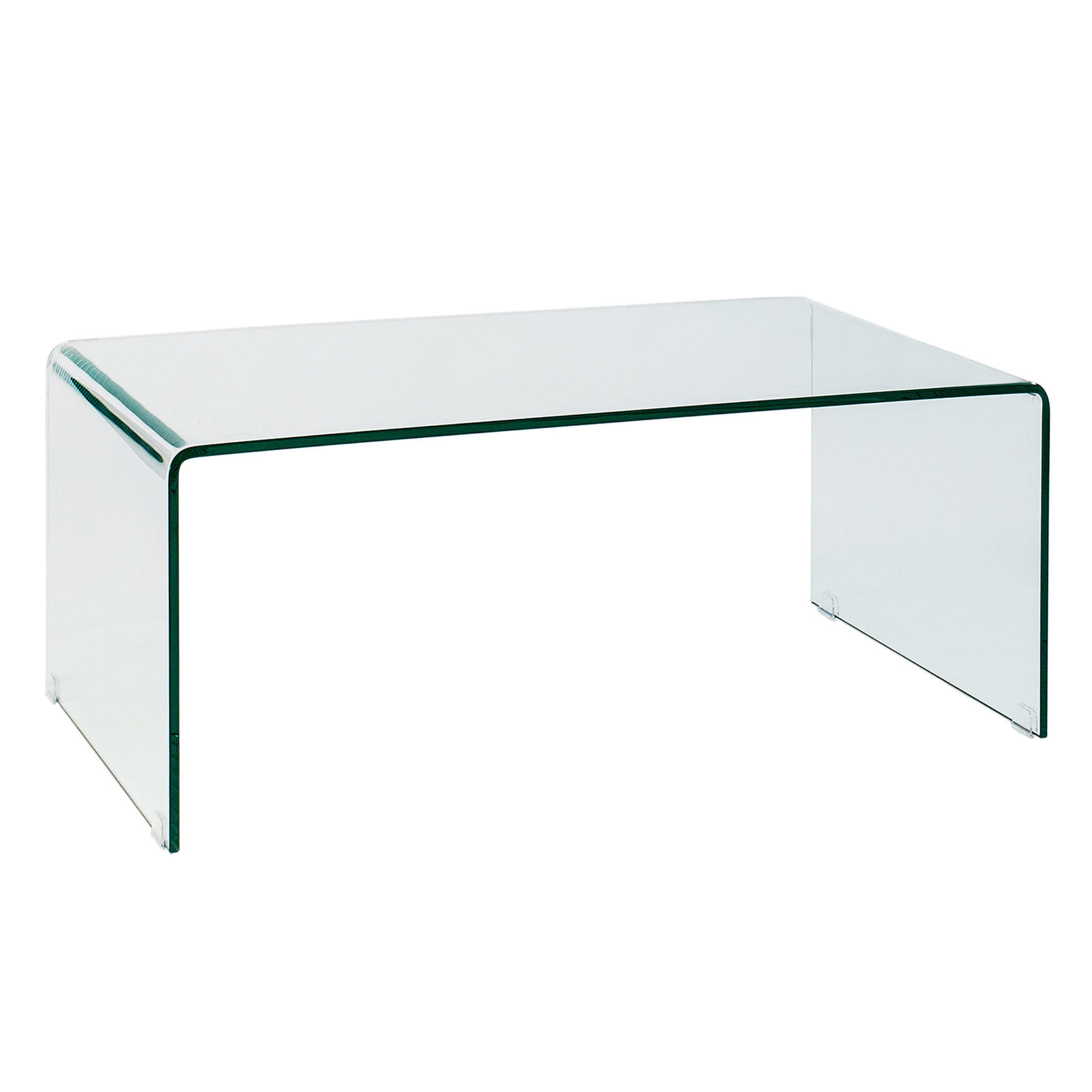 COUCHTISCH FANTOME Glas Transparent 110 cm - Transparent, Glas (55/110/40cm) - riess-ambiente