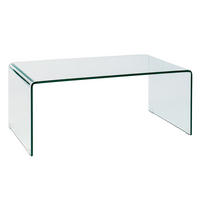 COUCHTISCH FANTOME Glas Transparent 110 cm - Transparent, Glas (55/110/40cm) - riess-ambiente