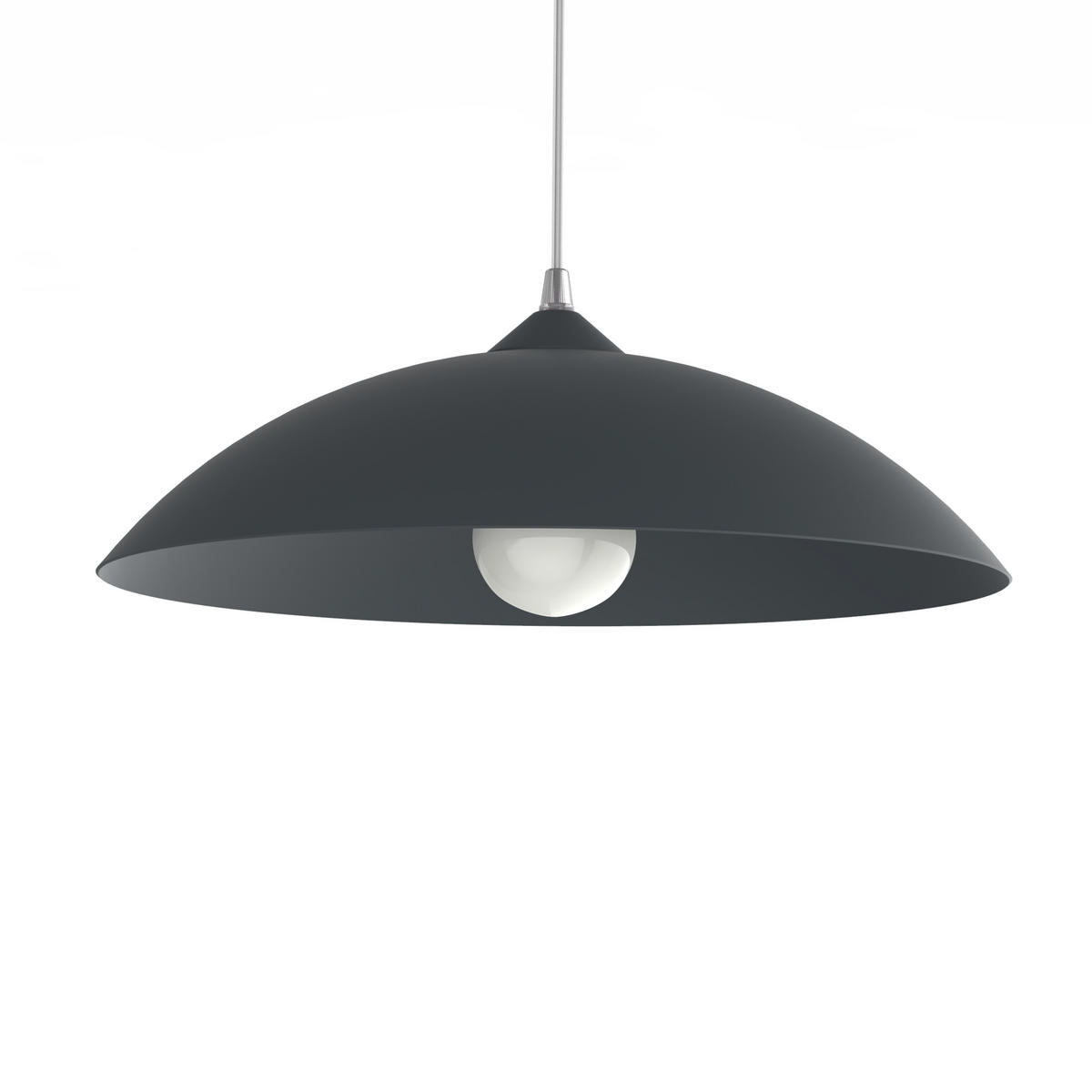 HÄNGELEUCHTE - Anthrazit, Metall (40/40/10cm) - Lumicom
