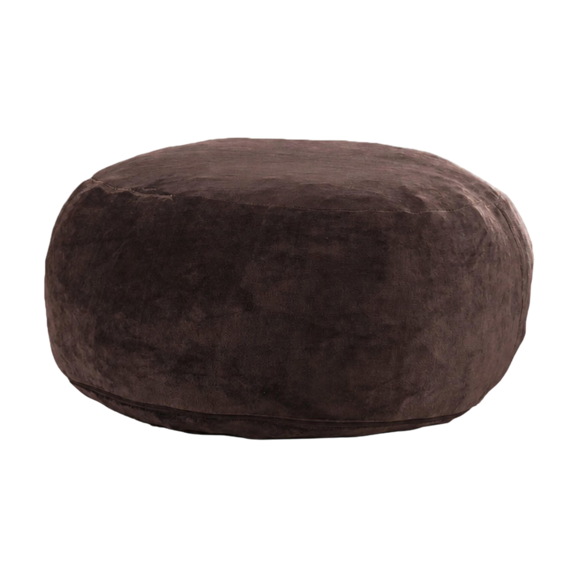 SITZSACKSOFA flexibel ca. 152 cm Braun - Dunkelbraun, Kunststoff (120/60/130cm) - Beauniv