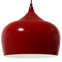 PENDELLEUCHTE Kreis 30/30 - Rot, Metall (30/30cm) - Bamyum