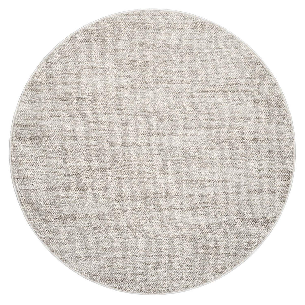 KURZFLOR-TEPPICH Clasico 0052 Taupe 160 cm Rund - Taupe, Textil (160/160cm) - carpet city