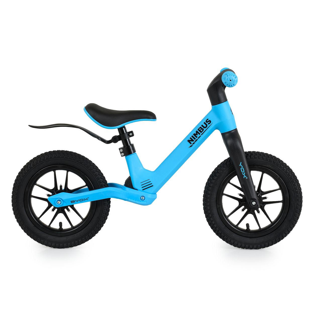 LAUFRAD Nimbus 12 Zoll blau Luftreifen Sitz verstellbar Leuchträder Schutzblech - Blau, Metall (86/35/54cm)