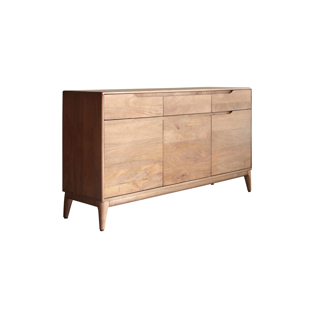 SIDEBOARD Gabrielle Braun aus Mango - Braun, Holz (150/81/40cm) - Tikamoon