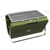 TISCHGRILL - Grün, Metall (30/28/47cm) - Outsunny
