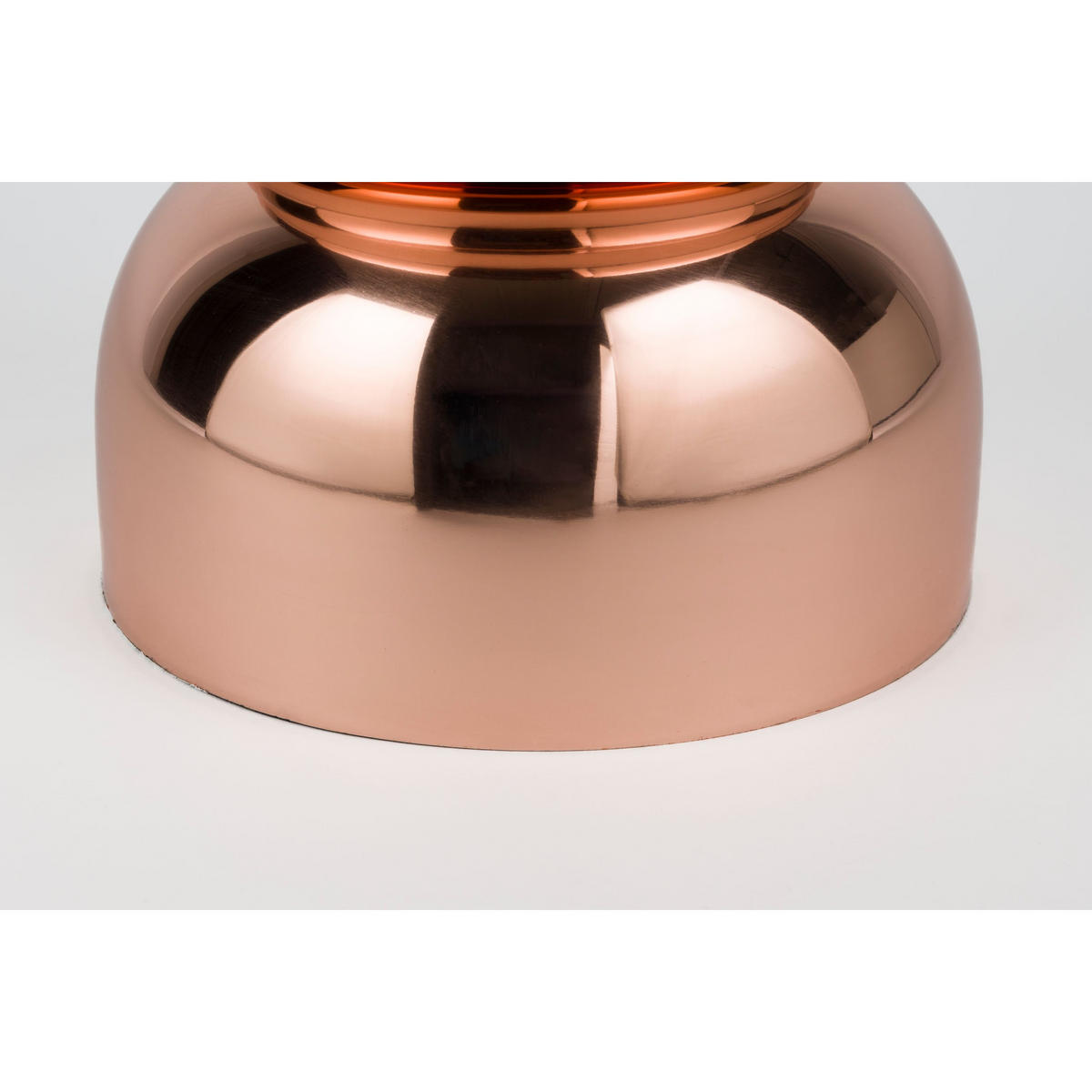 BEISTELLTISCH Kinga Kupfer - Bronzefarben, Metall (29.5/29.5/48cm) - Housecraft Living
