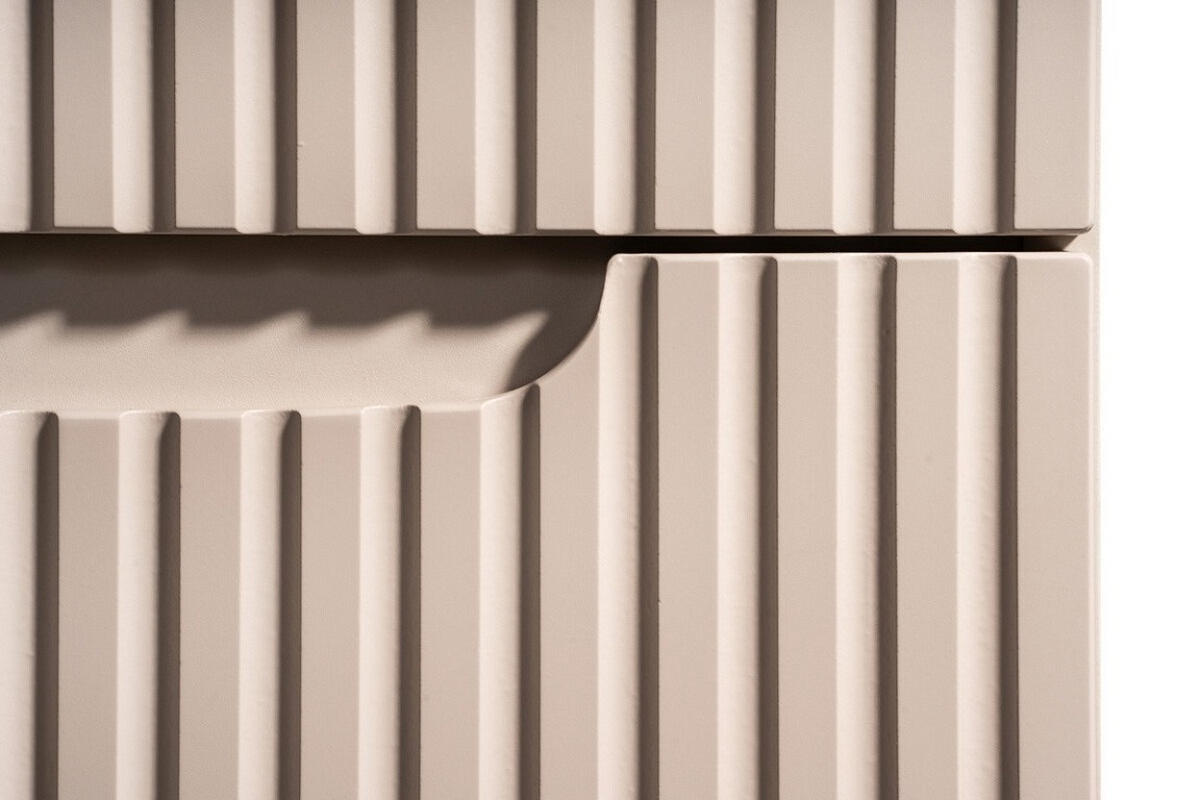 WASCHTISCHUNTERSCHRANK 50 cm 2 Teile Nova Cashmere N BM200 in Kaschmir Matt/ Evoke Eiche - Kaschmir/Eiche Artisan, Holz (50/57/40cm)