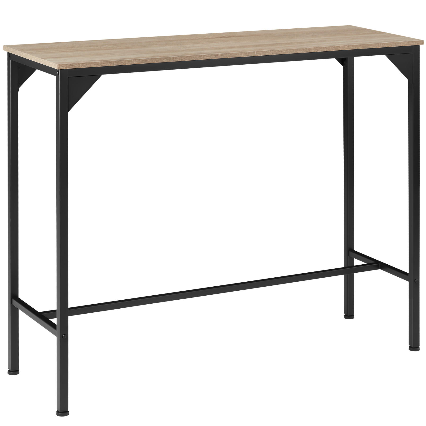 BARTISCH Kerry,120 x 40 x 100,5 cm,Industrial Holz hell, Eiche Sonoma - Naturfarben, Holz (40/100.5/120cm) - tectake