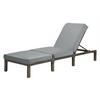 GARTENLIEGE PEACH - Grau, Kunststoff (66/22/196cm) - SVITA